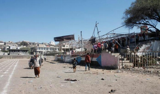 معلومات جديدة عن انفجار الضالع وصور من المكان .. من كانوا في منصة العرض غادروا قبل الانفجار وهولاء هم الضحايا